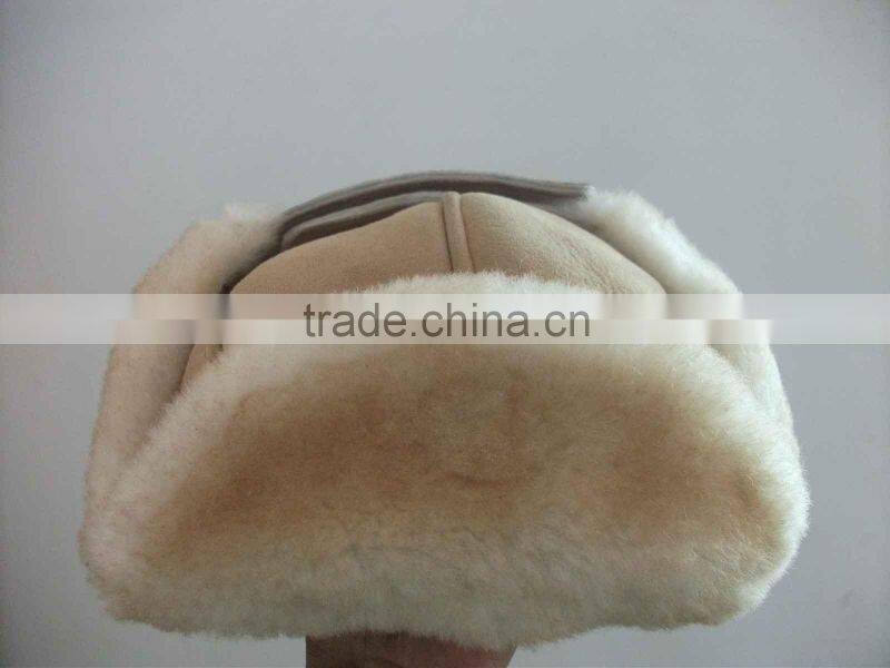 Merino sheepskin hats and caps for winter from China factory