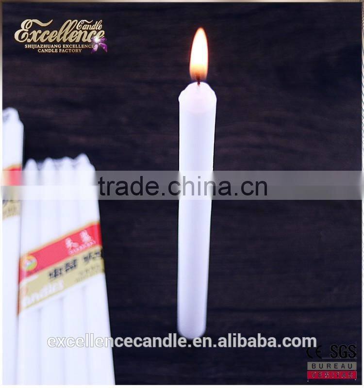 2016 the most popular hotsale flameless wholesale white candle house use with cheap price
