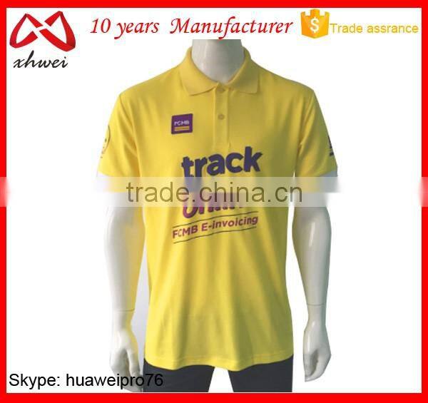 Trade Assurance Printing Custom Men 100% Cotton Workwear Polo T Shirts