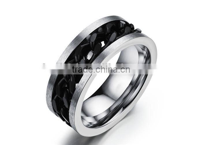 2016 new man accessories stainless steel ring fashionable gay ring men