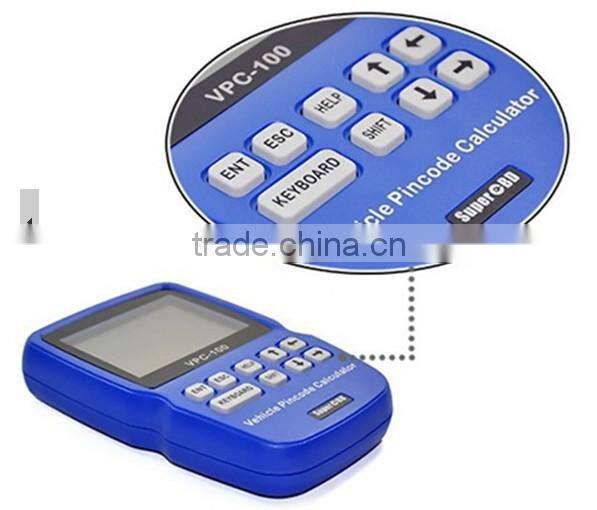 2015 New design VPC-100 pin code calculator the world's first Hand-held vehicle pincode calculator support most of cars