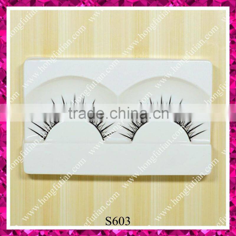 Wholesale price silk false eyelashes with private label