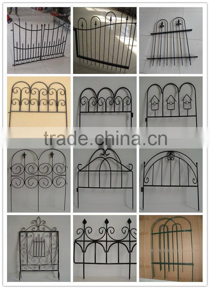 decorative metal garden edging fencing