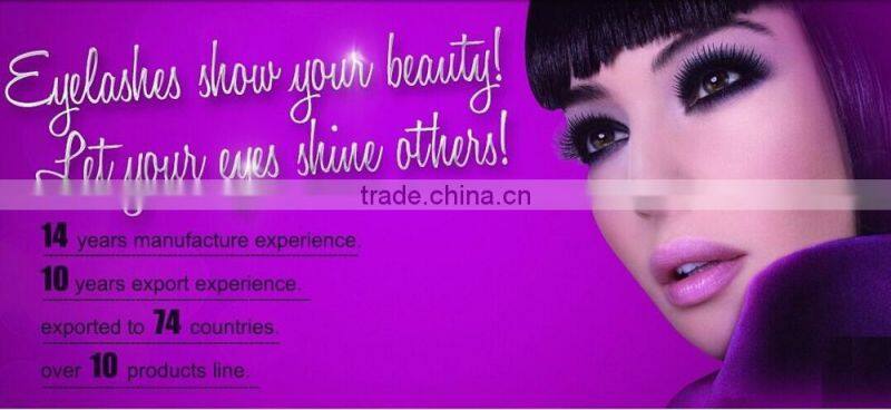 Private label package 100% real siberian mink fur 3D strip lashes