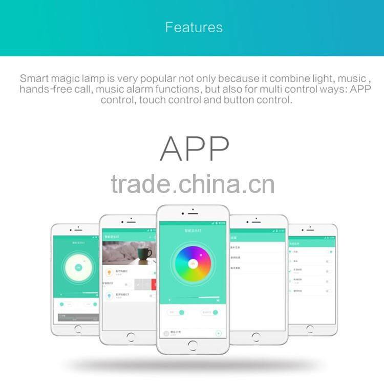 Shenzhen Factory Hot Portable usb speaker,wifi speaker,led bluetooth speaker smart magic lamp