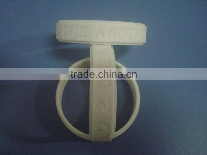 custom uv detector bracelet silicone wristband