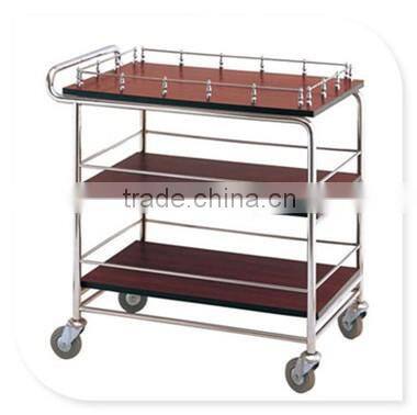steel& wooden structure service liquor trolley for hotel air restaurant Hotel Advanced