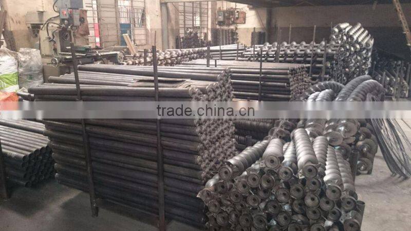 High hardness auger shaft for kuboa harvester usage