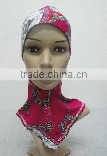 C042 new style print ninja inner underscarf,full underscarf to cover neck
