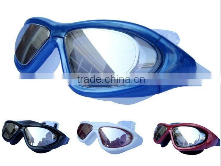 High quality cool wide vision swimming goggles
