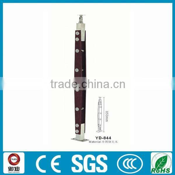 stainless steel high quality wood pillar design