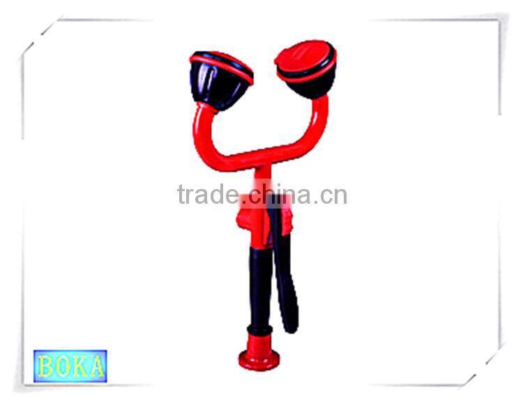 Laboratory stainless steel deck mount eye wash cup