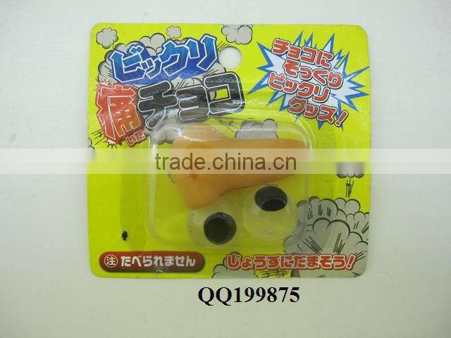 Funny yuck toy sticky tongue with eyes