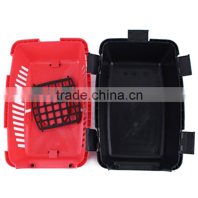 Plastic Pet Carrier For Cat Dog Puppy Rabbit Travel Box Basket Cage Outdoor New