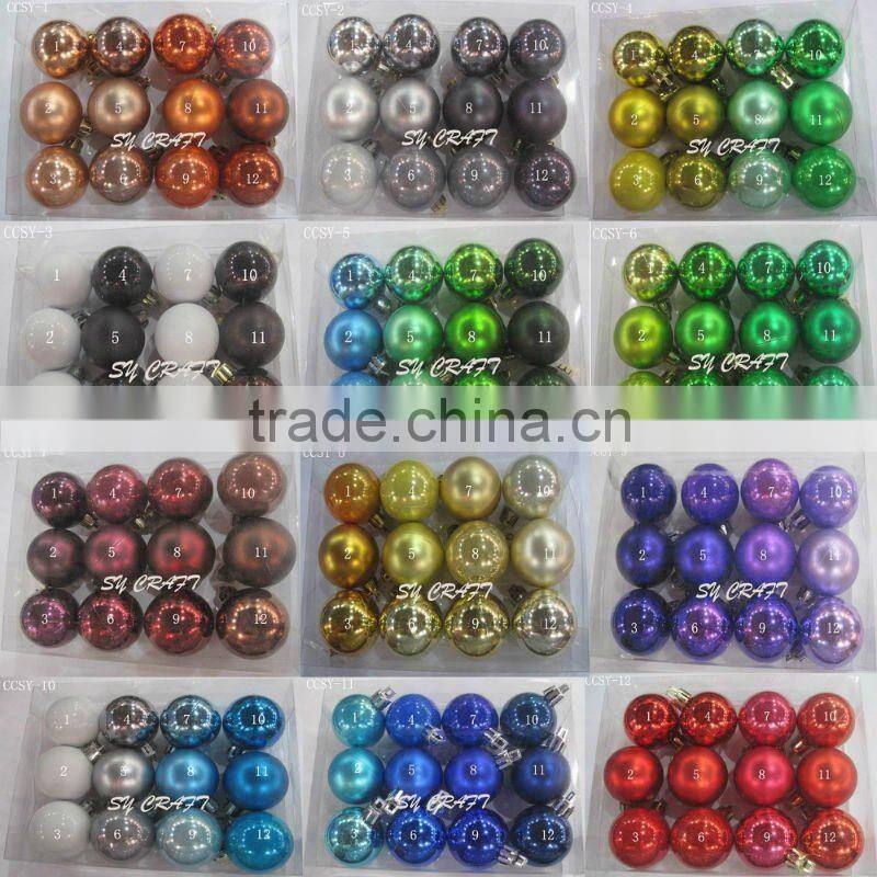 Foam christmas ball with flower ornament