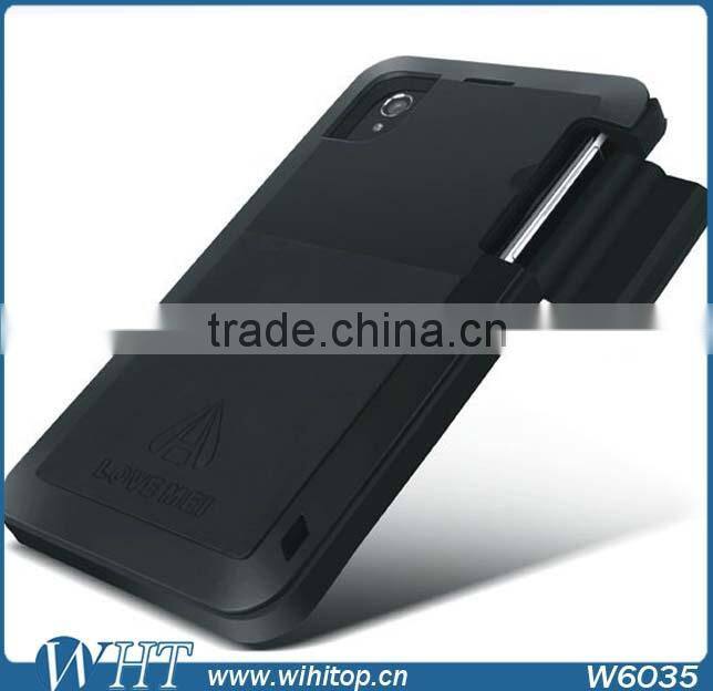 Shockproof Waterproof Case for Sony Xperia Z2 Aluminum Case Metal Powerful Case with Gorilla Glass