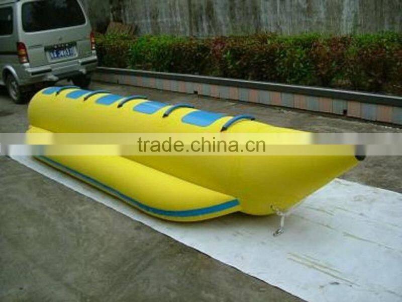 0.9mm PVC Tarpaulin 3 air chambers inflatable water games flyfish banana boat