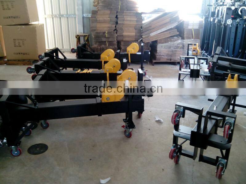 250kg led lighting tower truss up to 6.5m mobile truss lift light tower