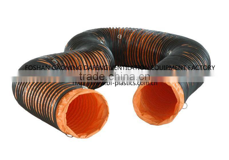 pvc negative pressure water proof exhaust ventilation ship ducting