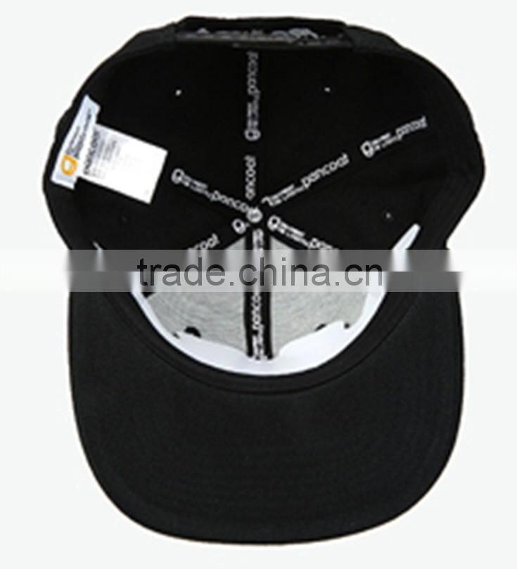 flat brim 100% cotton embroidery children hats