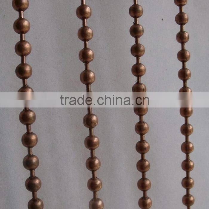 China supplier rainbow colored stainless steel beaded curtain