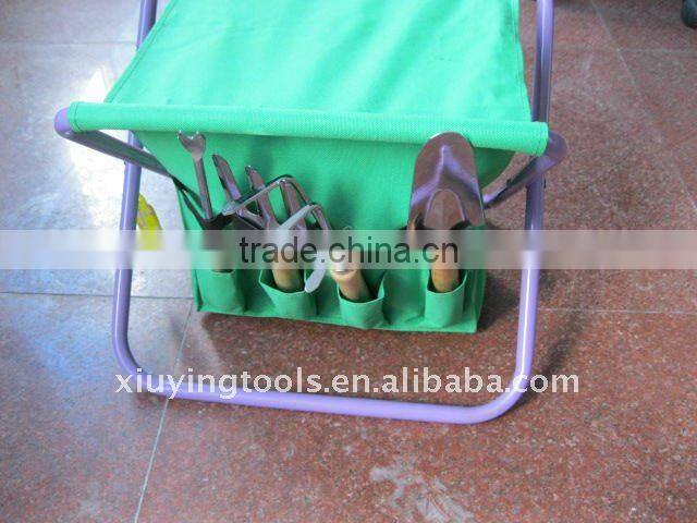 fishing seat organizer with tools