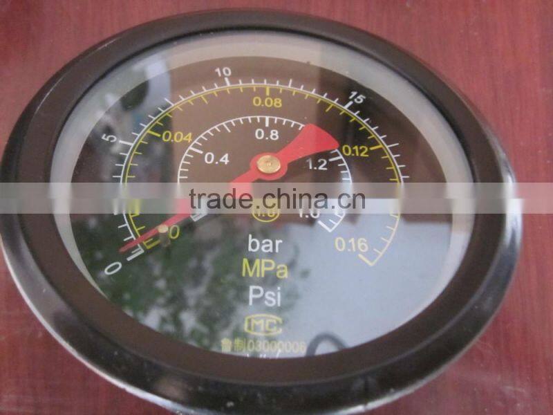 1.6bar air filled pressure, good quality gauge