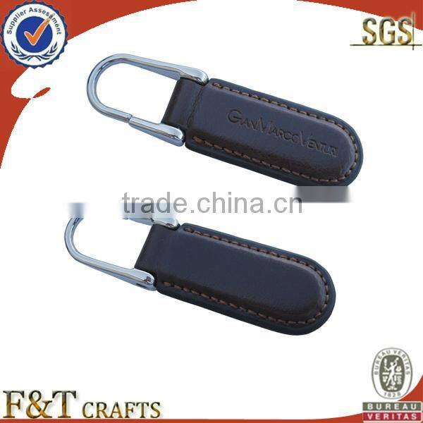 make cut quality brass leather advertising keychains