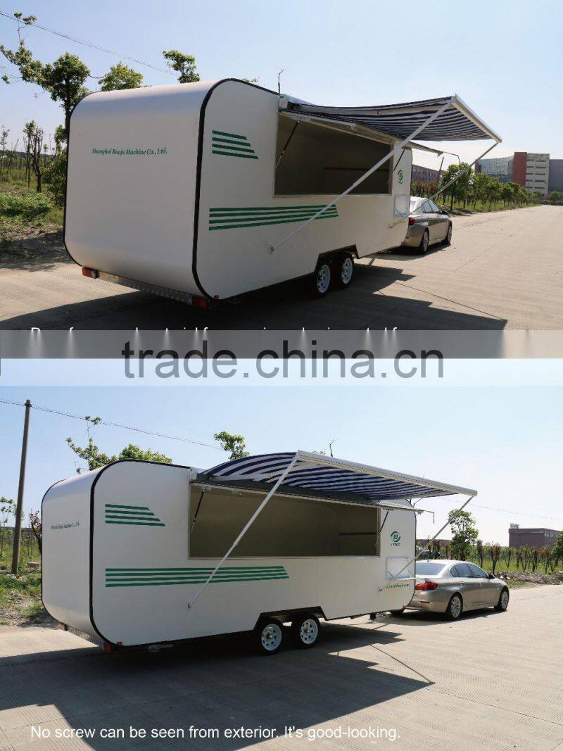 2015 HOT SALES BEST QUALITY salamander grill food trailer food trailer with big wheels food trailer on wheels