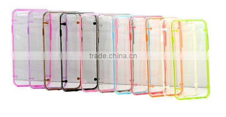 Transparent clear Soft TPU Cell Phone Case For iphone