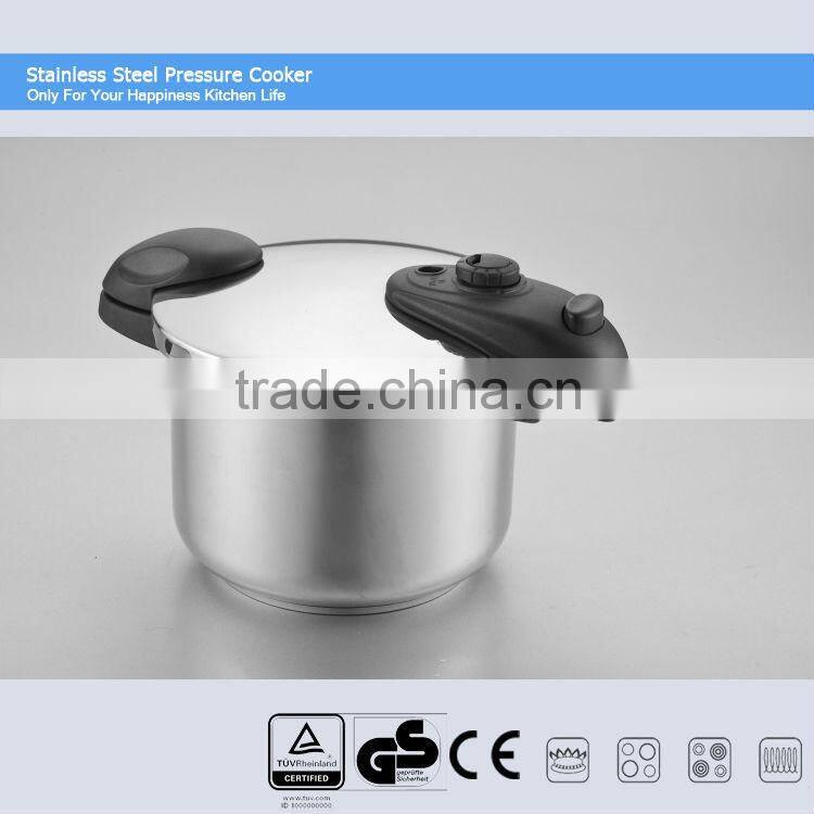 stainless steel weight valve pressure cookers, sandwich bottom, suitable to gas stove & induction cooker ASF 22CM 6L