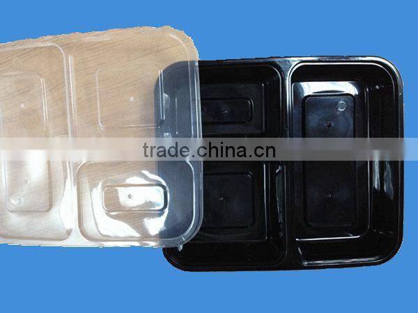 Disposable microwave bento lunch box