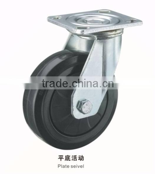 solid rubber spoke wheels