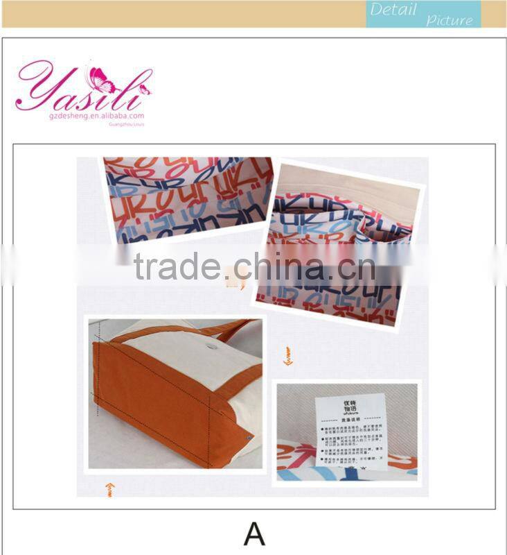 Customized fashionable college shoulder bag, canvas messenger bag popular in worldwide