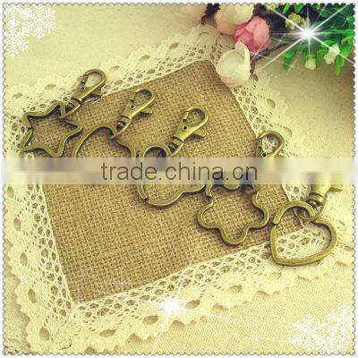 metal keyring/golden key ring/custom ker chain/hello kitty keychain