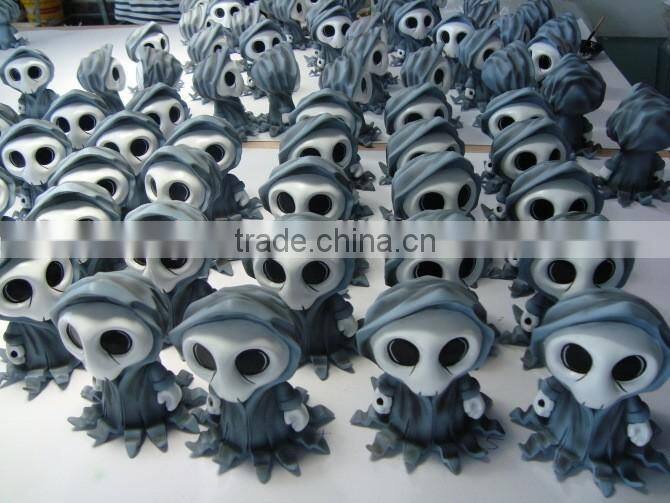 decorative 9 cm resin silver human skull