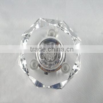 Wholesale 3d laser engraved block Crystal LED light Base For Crystal wedding decoration