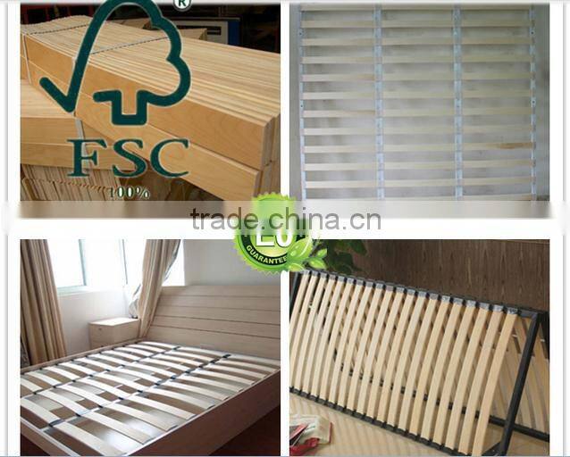 LVL wooden bed slats of layer-glued birch poplar Bed slat