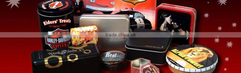 High Quality Triangle Wine Gift Tin Can Box