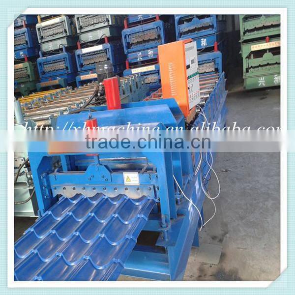 828 Trapezoidal Coloured Metal Roofing Sheet Molding Machine