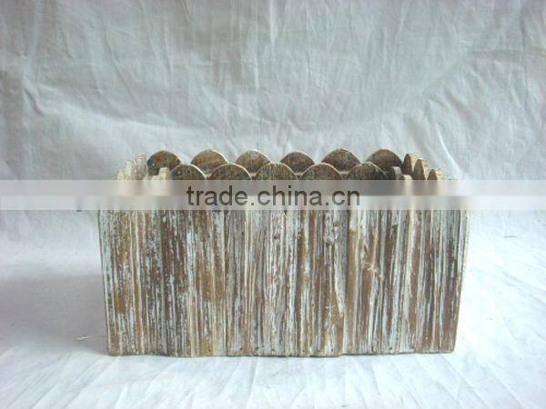 2015 new style wooden flower pot(FSC Certificate)