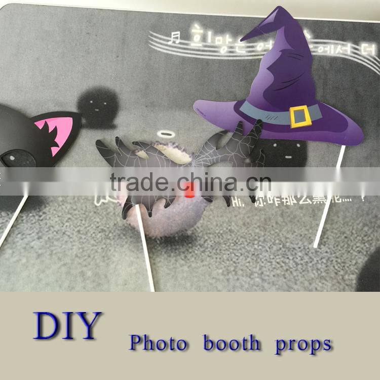 2016 DIY christmas party favor paper photo booth props for fun