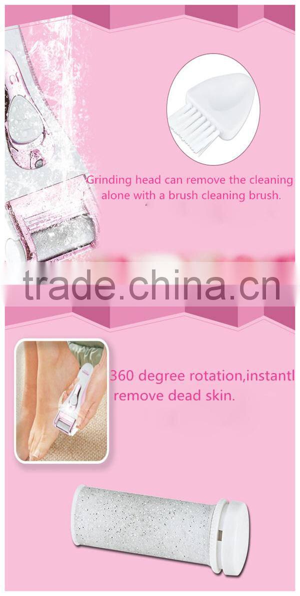Washable corded use dead skin remover for foot electric foot callus remover