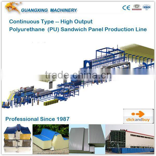 Lifetime Service PU Sandwich Panel Machine