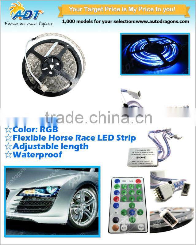 5050 RGB 270 LEDs SMD 5M Flexible Light Strip with 24Key IR Controller