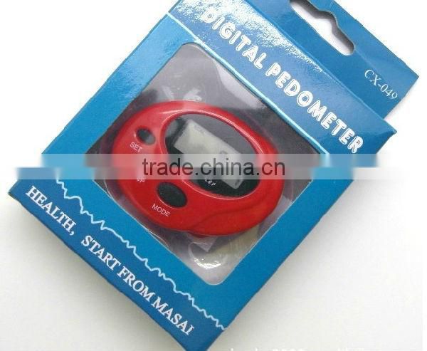 3 Buttons High Sensor Digital Calories Pedometer with Calories and stopwatch Function