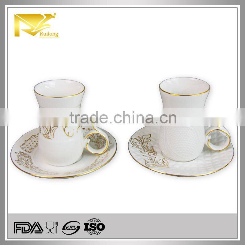 china wholesale ceramic turkish coffee cup, small coffee cup and saucer set, antique coffee cups and saucers