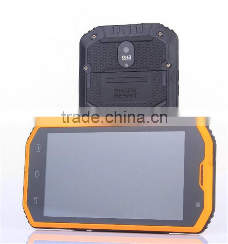 CREWER H5 Waterproof Phone 5 inch IPS Screen 512MB RAM 4GB ROM Android 4.4 3G WCDMA GSM Dual Sim Smart Phone