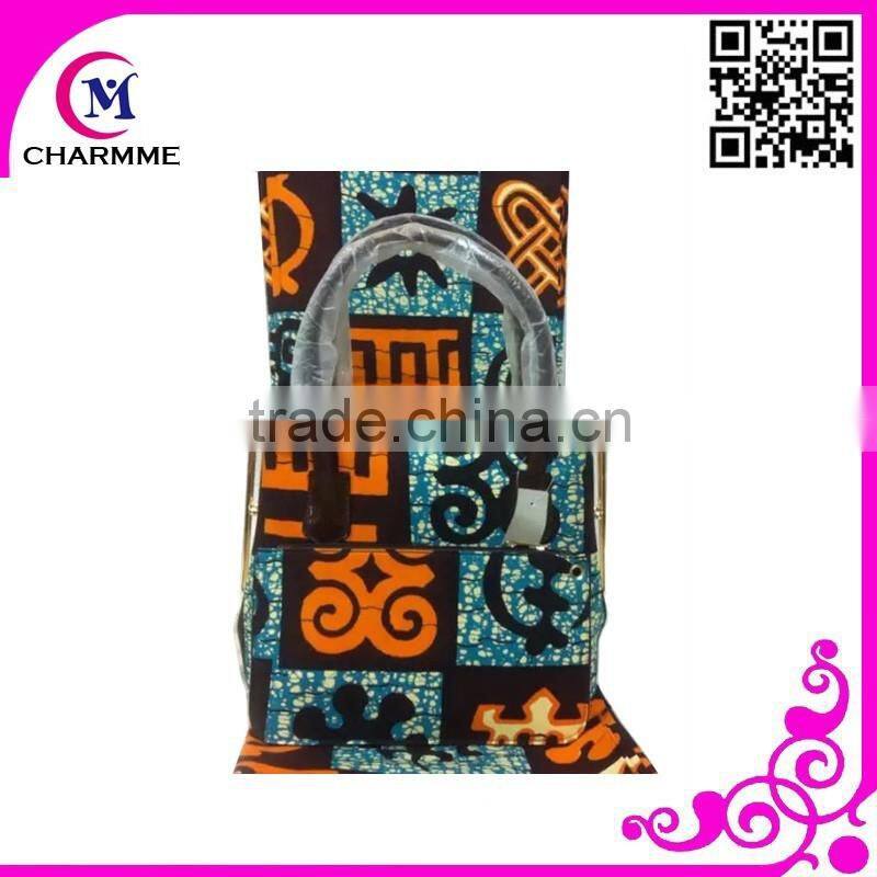 2016 Newest Ankara Wax Design WB-0133 Wax Printed Fabric Bag