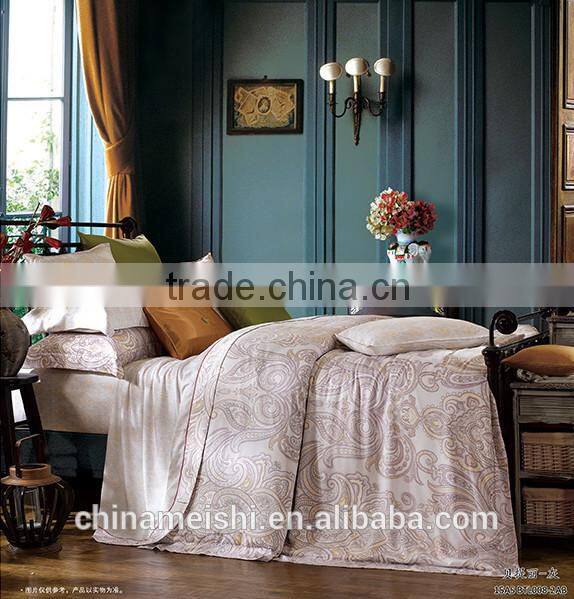 bridal floral printed bedroom set 80S tencel duvet cover set